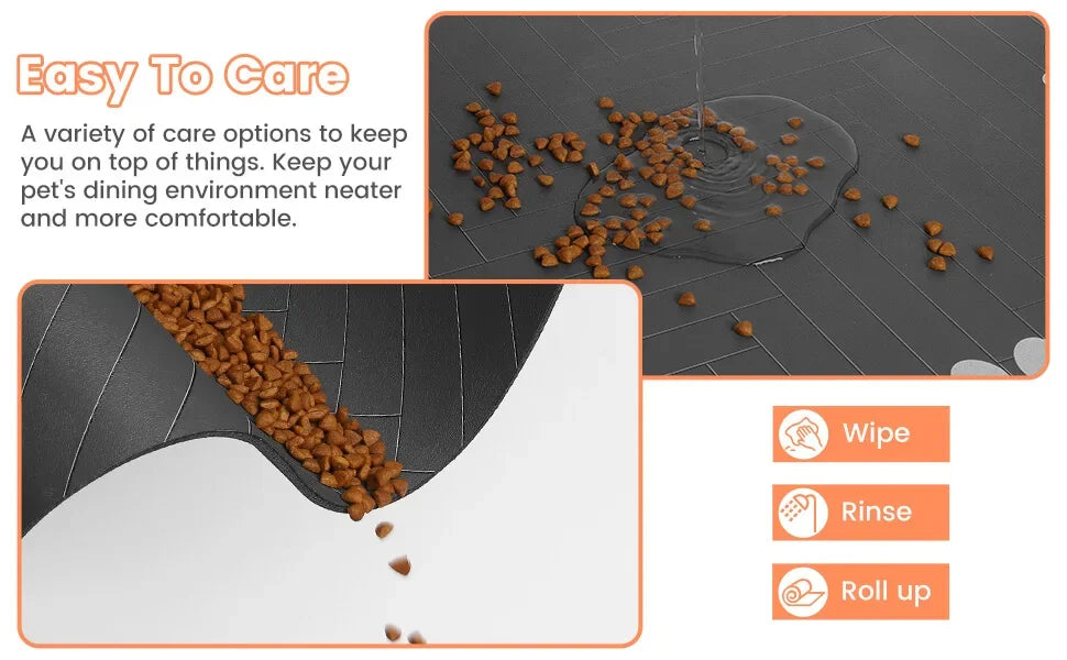 Absorbent Quick-Dry Pet Feeding Mat