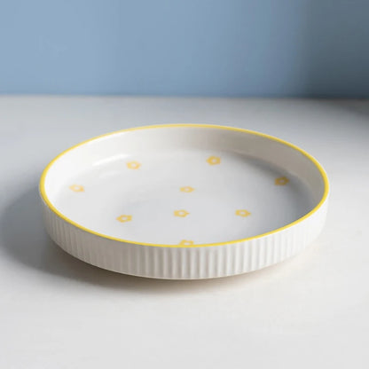 Ceramic Pet Cat Bowl Pet Drinking Water Feeding Bowl Ceramics Cat Food Dog Food Utensils Cat Dog Pet Supplies Accessories