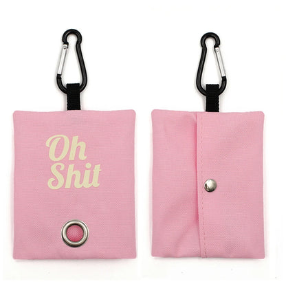 Canvas Poop Bag Dispenser Pouch