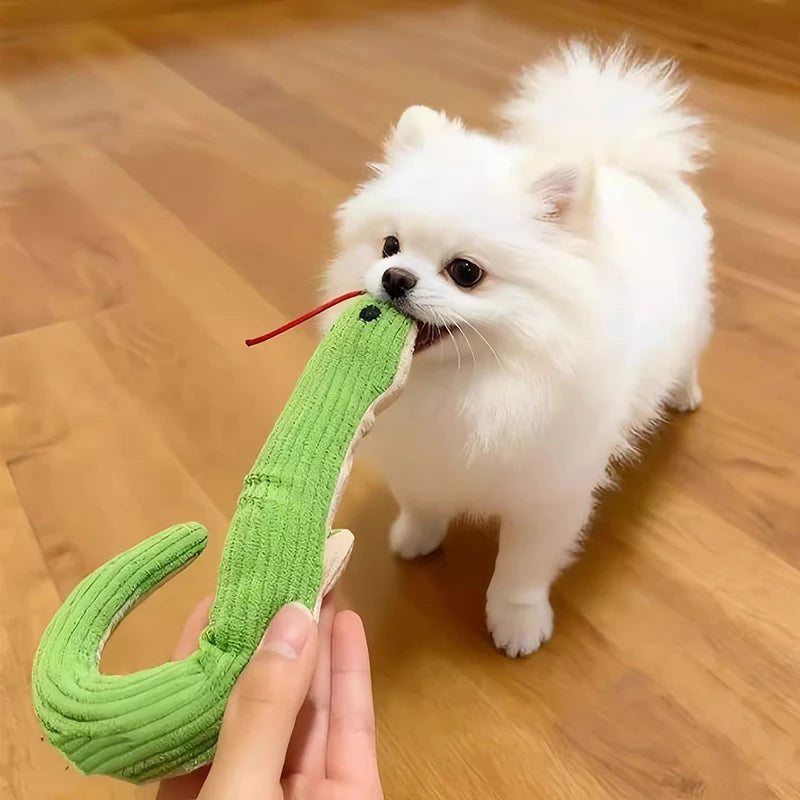 Plush Snake Kicker Toy for Cats & Dogs