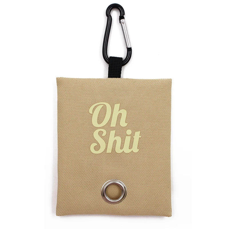 Canvas Poop Bag Dispenser Pouch