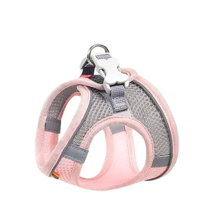 Breathable Mesh Harness Vest for Small Dogs & Cats