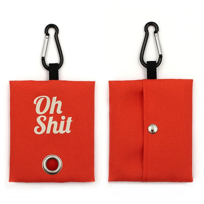 Canvas Poop Bag Dispenser Pouch