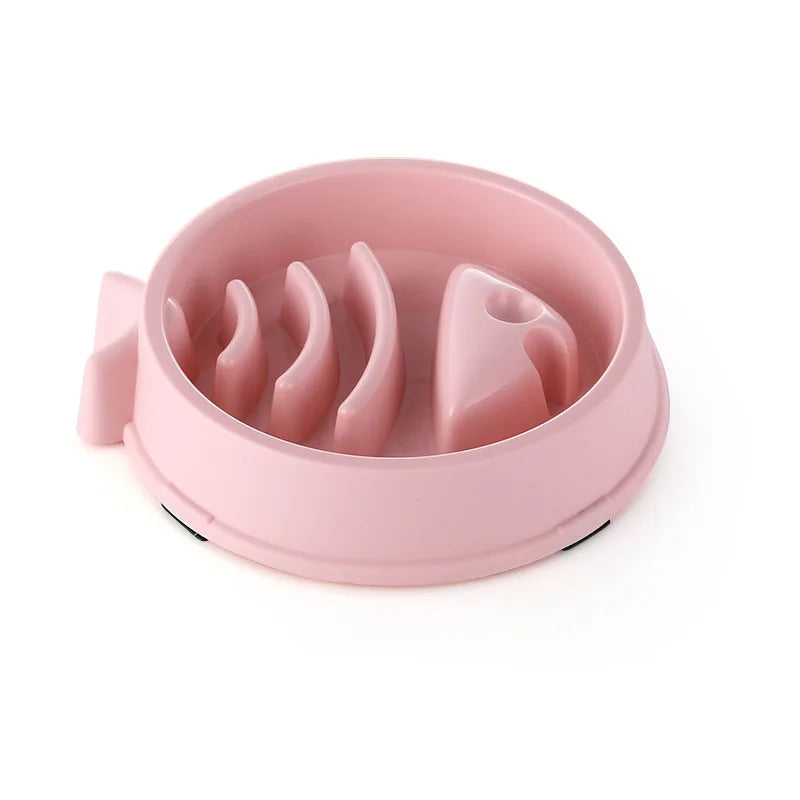 Anti-Choke Slow Feeder Bowl for Cats & Dogs
