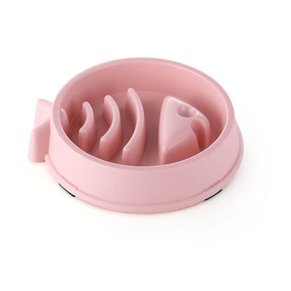 Anti-Choke Slow Feeder Bowl for Cats & Dogs