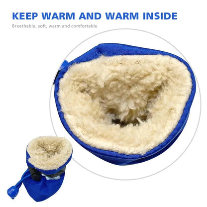 Soft-Sole Winter Puppy Booties (Set of 4)