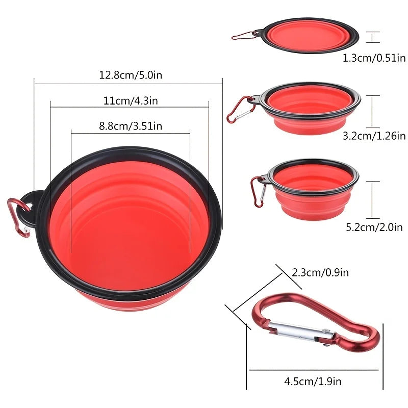 Collapsible Travel Bowl for Dogs & Cats (350ml)