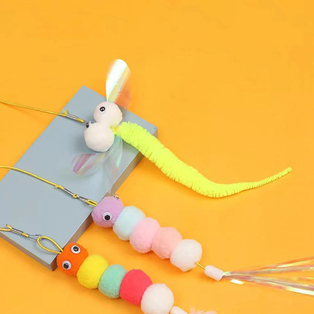 Hanging Door Cat Feather Toy