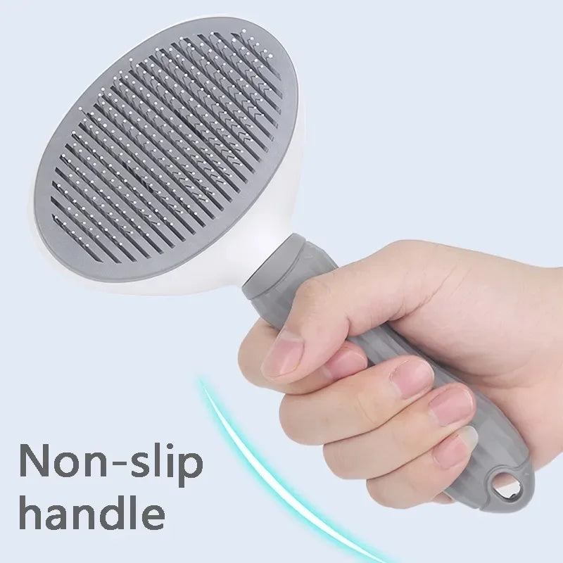 Self-Cleaning Slicker Brush for Cats & Dogs