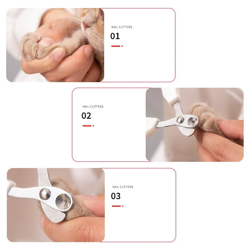 Pet Nail Clippers with Safety Guard