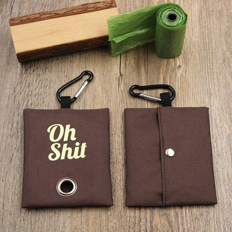Canvas Poop Bag Dispenser Pouch