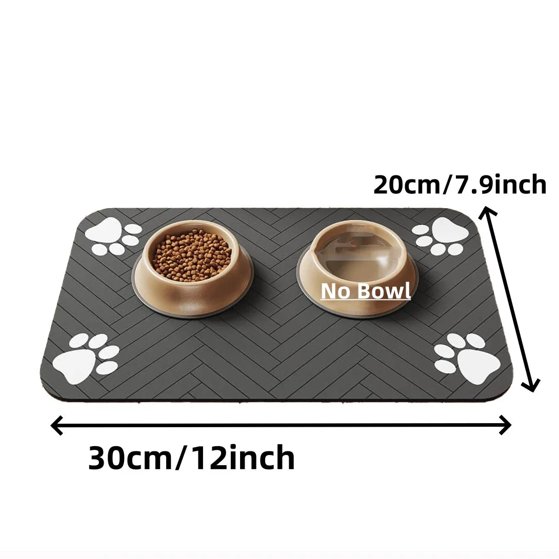 Absorbent Quick-Dry Pet Feeding Mat