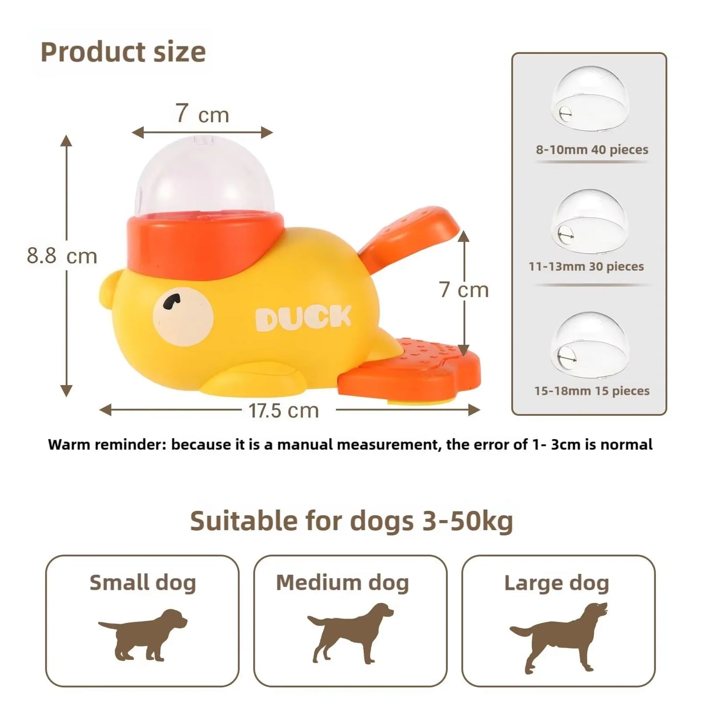 Duck Slow Feeder Bowl for Small Pets