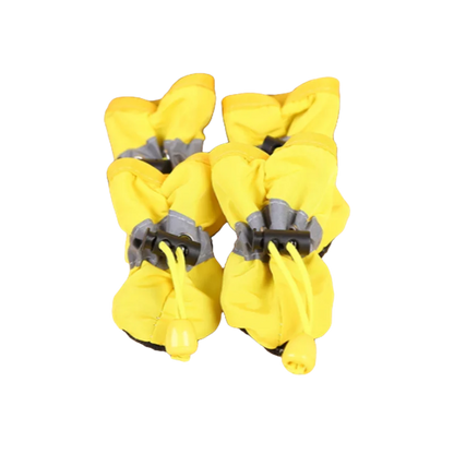 PU Rain Boots for Small Dogs & Cats (Set of 4)