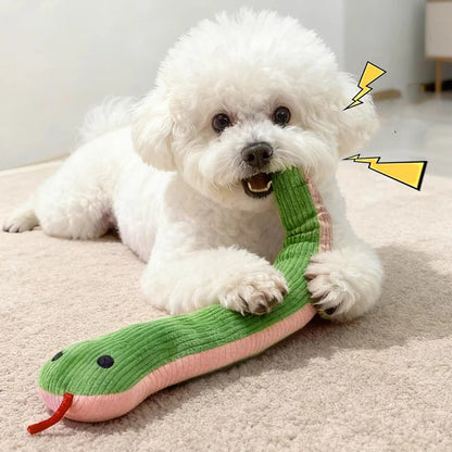 Plush Snake Kicker Toy for Cats & Dogs