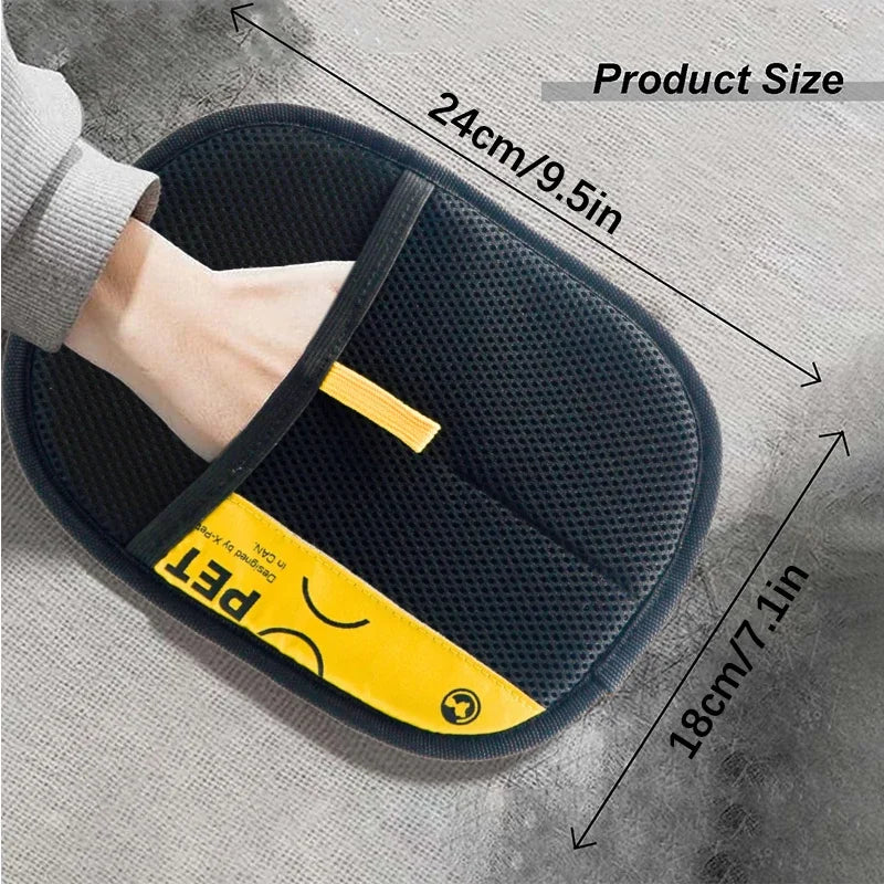 2-in-1 Pet Hair Remover Glove & Lint Roller