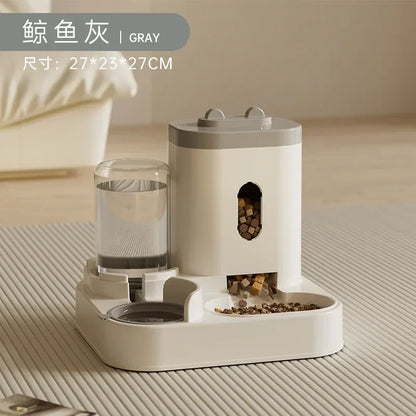 Large-Capacity Pet Feeder & Water Dispenser Set