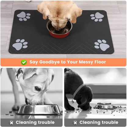 Diatomite Absorbent Pet Feeding Mat