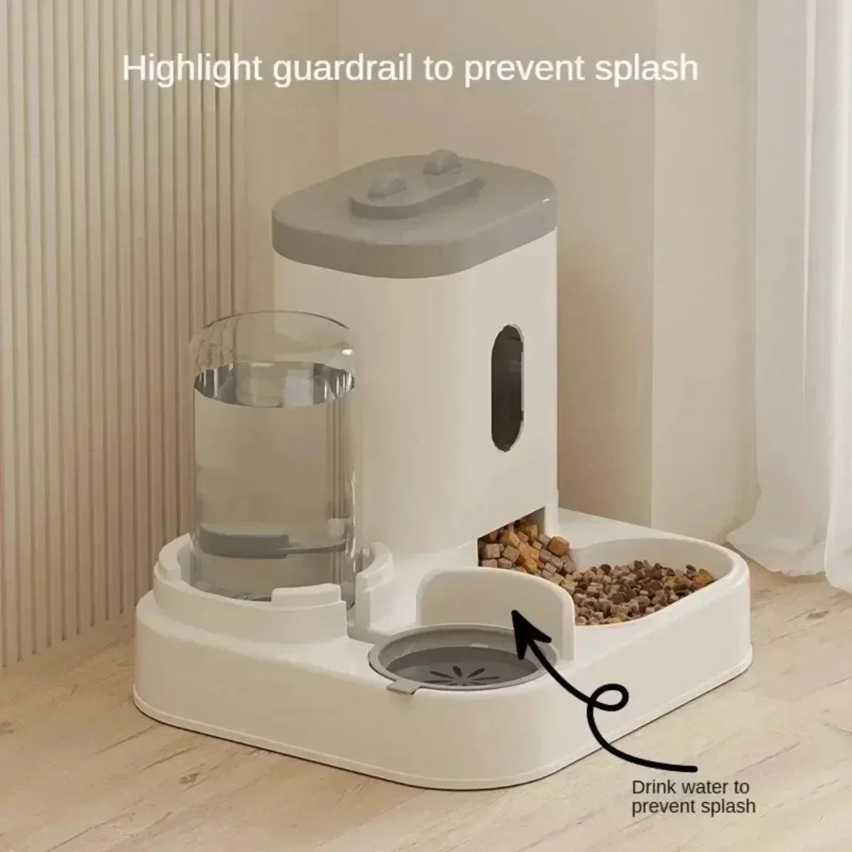 Large-Capacity Pet Feeder & Water Dispenser Set