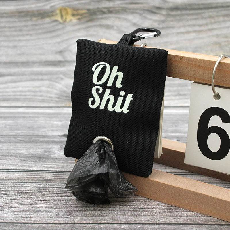 Canvas Poop Bag Dispenser Pouch