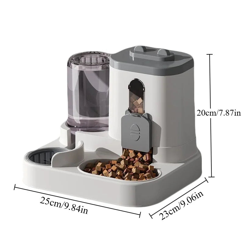 Automatic Cat & Dog Feeder with Water Fountain