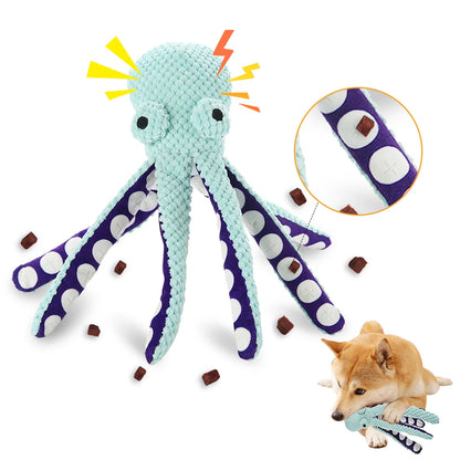Octopus & Shell Plush Sniff Toy