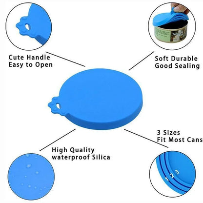 3-in-1 Silicone Pet Food Can Lid