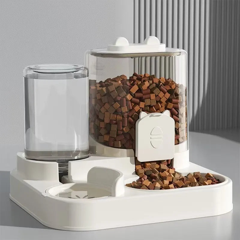Large-Capacity Pet Feeder & Water Dispenser Set