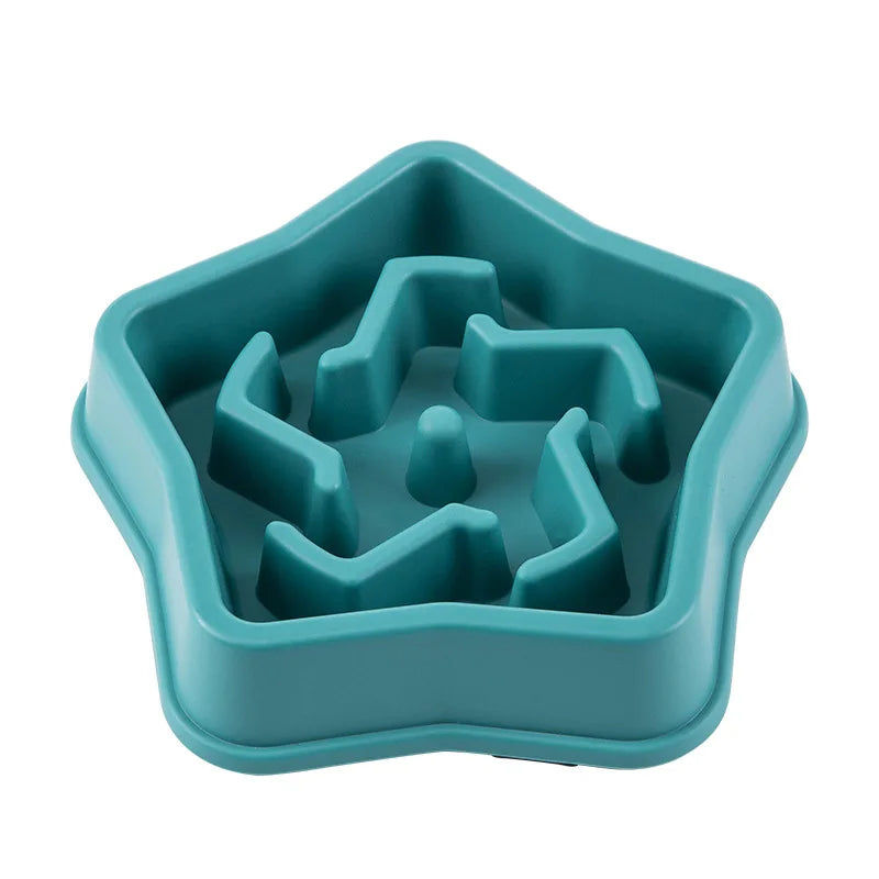 Anti-Choke Slow Feeder Bowl for Cats & Dogs
