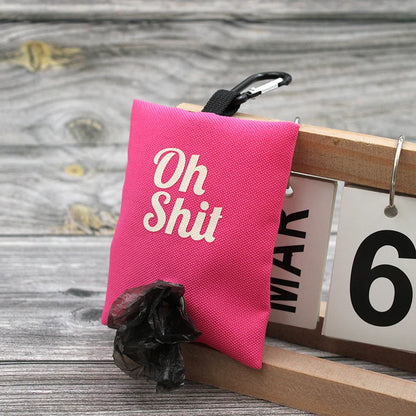 Canvas Poop Bag Dispenser Pouch
