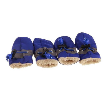 Soft-Sole Winter Puppy Booties (Set of 4)