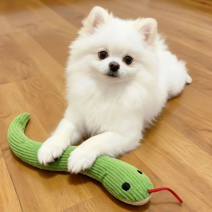 Plush Snake Kicker Toy for Cats & Dogs