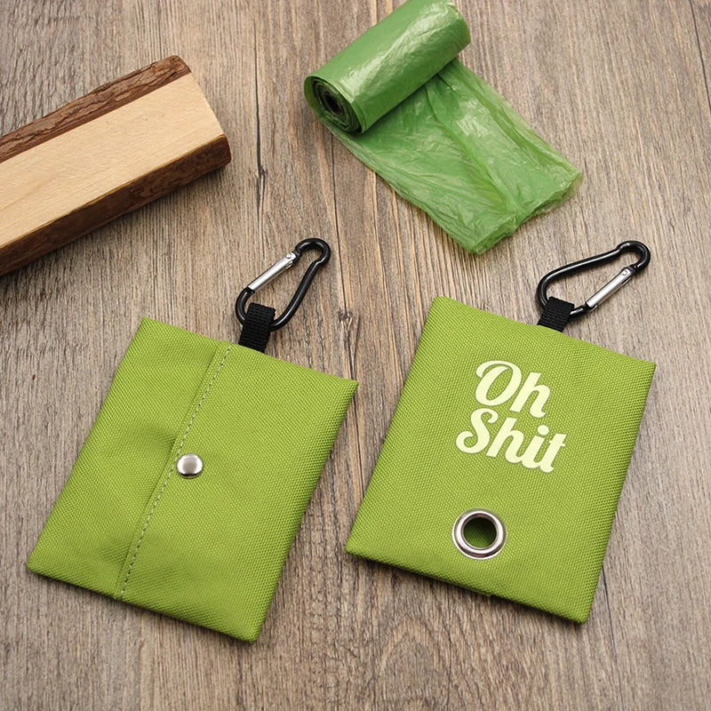 Canvas Poop Bag Dispenser Pouch