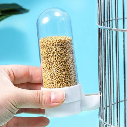 Hanging Cage Feeder & Water Dispenser for Birds & Small Pets