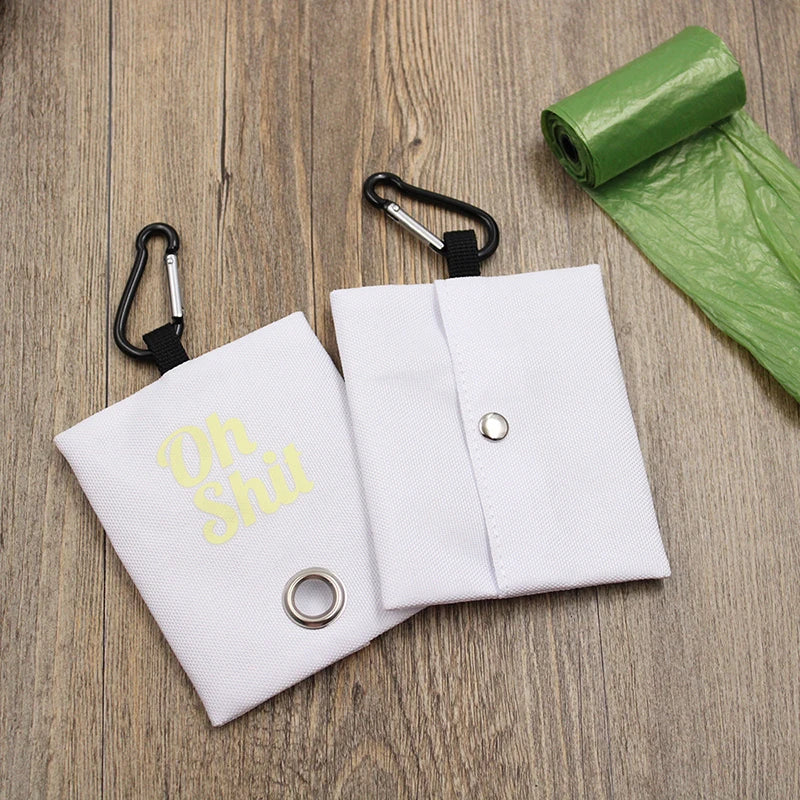 Canvas Poop Bag Dispenser Pouch