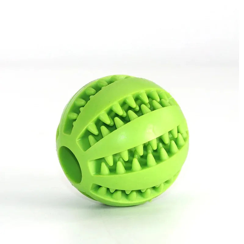 Rubber Treat Ball Dog Chew Toy
