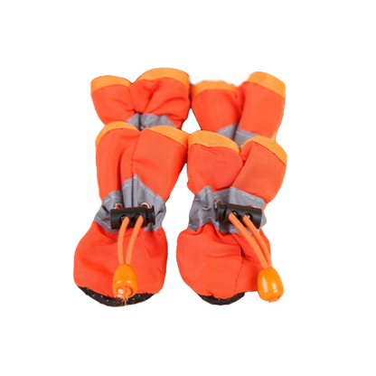PU Rain Boots for Small Dogs & Cats (Set of 4)