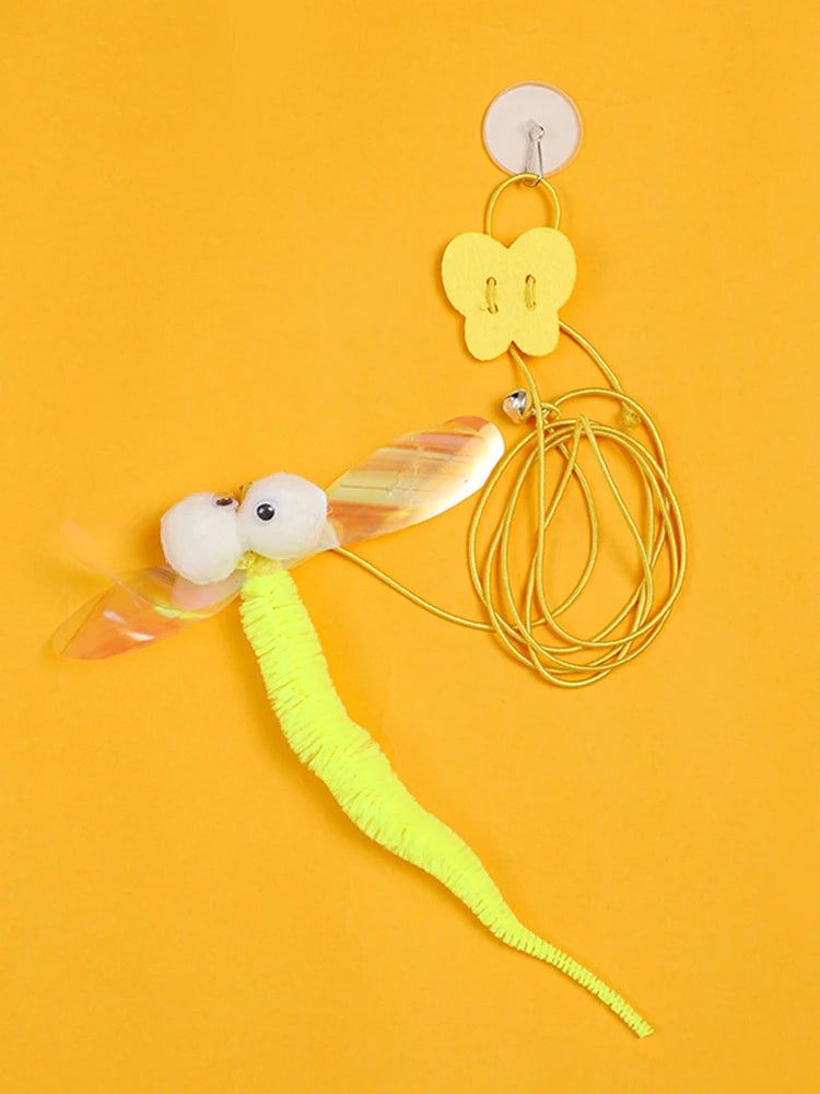 Hanging Door Cat Feather Toy