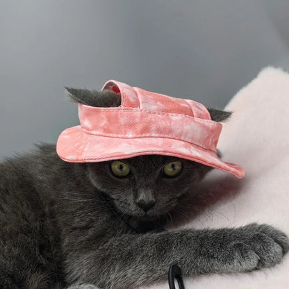 Pet Baseball Cap with Ear Holes