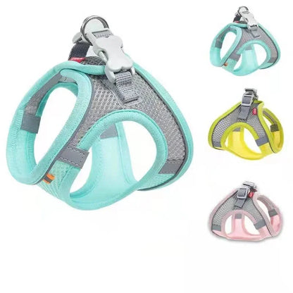 Breathable Mesh Harness Vest for Small Dogs & Cats