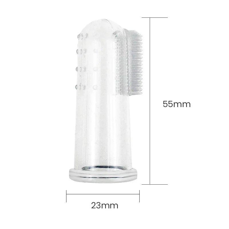 Silicone Finger Toothbrush for Dogs & Cats